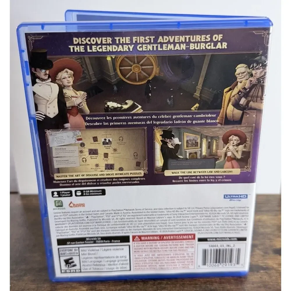 Arsene Lupin - Once a Thief - Sony Playstation 5 PS5 Physical